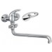 NOVASERVIS METALIA paneláková nástěnná vanová baterie 100mm chrom-otvor 55175/1,0