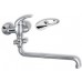 NOVASERVIS METALIA paneláková nástěnná vanová baterie 150mm chrom-otvor 55171/1,0