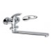 NOVASERVIS METALIA paneláková nástěnná vanová baterie 150mm chrom-otvor 55172/1,0