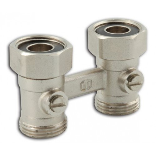 NOVASERVIS radiátorový uzavírací ventil dvojitý přímý 3/4" RA351/25