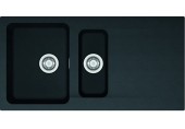 BAZAR Franke Orion OID 651, 1000x510 mm, tectonitový dřez, černá 114.0288.592 POŠKOZEN ROH!!
