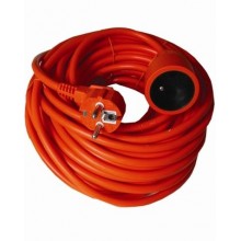 SOLIGHT Prodlužovací kabel 1z. 20m, 3x1mm2, oranžový PS17