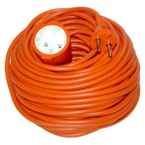 Prodlužovací kabel 20m 2x1mm2 - oranžový PS27