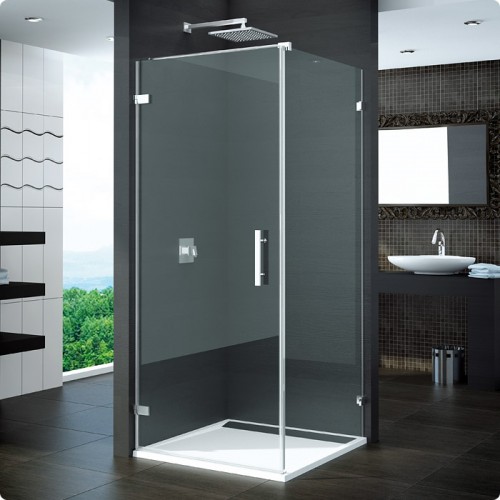 RONAL PURDT2 Pur boční stěna s L-kováním, 1001-1600x <2000mm, chrom/durlux PURDT2SM41022