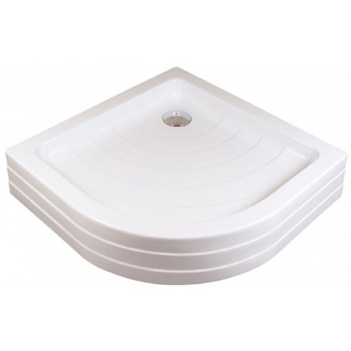 RAVAK KASKADA RONDA 90 PU čtvrtkruhová sprchová vanička 90x90 cm A207001120