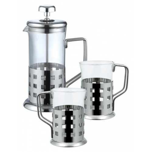 RENBERG French press 800ml nerez sada 3 ks RB-3044