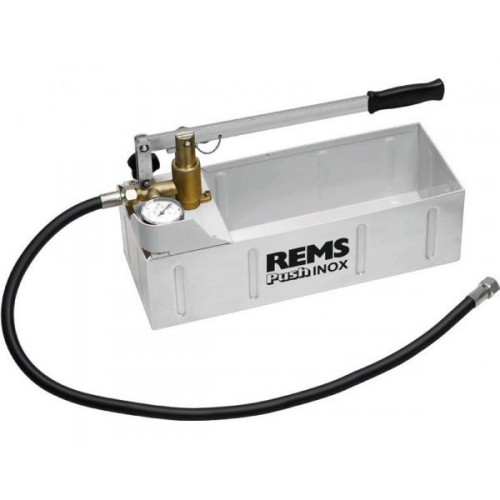 REMS Push INOX ruční zkušební tlaková pumpa s manometrem 115001