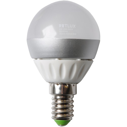 RETLUX REL 3 žárovka LED G45 4W E14, 50000990