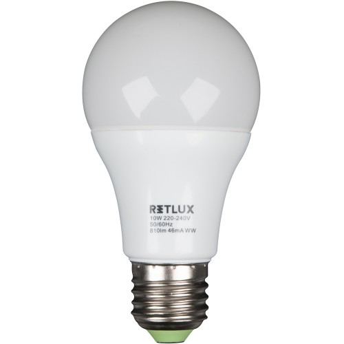 RETLUX RLL 15 žárovka LED A60 10W E27, 50000984