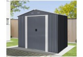 Riwall RMSA 6x8 Anthracite - zahradní domek kovový 2,4 x 1,7 m SD-X0608-H170C-A