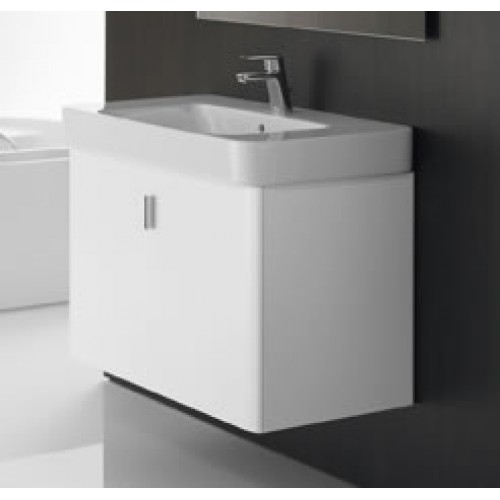 Roca Senso Square skříňka pro umyvadlo 65 cm, zásuvka, matný lak, bílá 7856300858