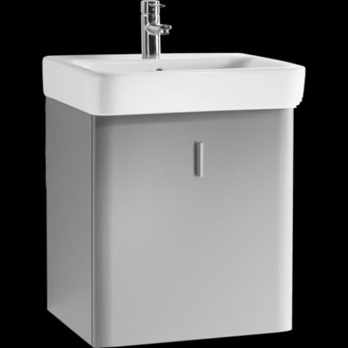 Roca Senso Square skříňka pro umyvadlo 60 cm matný lak šedá 7856301886