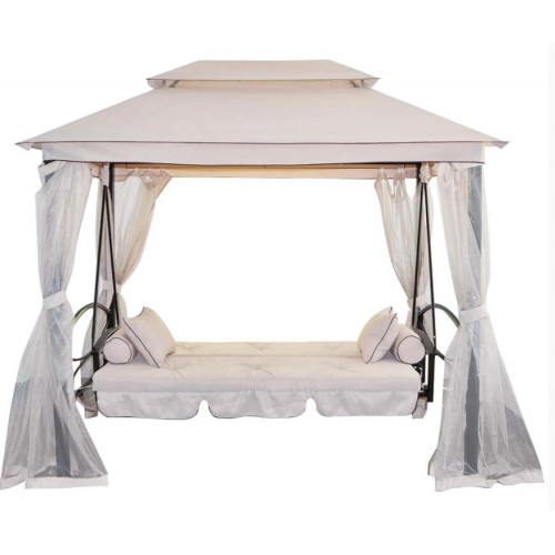 Altán ZW 3603 zahradní s houpačkou 232 x 149 x 233,5 cm, béžová 97/27 Altán ZW 3603 zahradní s houpačkou 232 x 149 x 233,5 cm, béžová 97/27