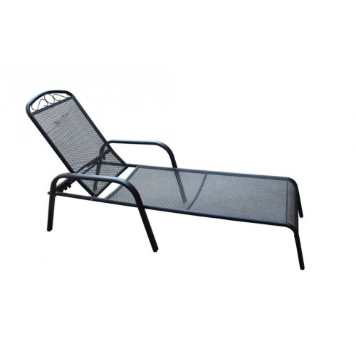 Lehátko ZWMC-53 zahradní 200 x 63 x 65 cm, černá 97/24 Lehátko ZWMC-53 zahradní 200 x 63 x 65 cm, černá 97/24