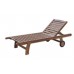 Zahradní lehátko ANETA 193x65x90cm, tmavě hnědá 97/11