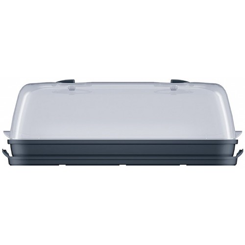 Prosperplast RESPANA TABLE GREENHOUSE Sadbovač 51,5x19,6x18,5cm, s polykarbonát. víkem, antracit DREL400P