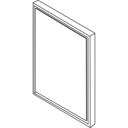 SAPHO FLOAT zrcadlo s RGB osvětlením 70x50cm, bílá 22393