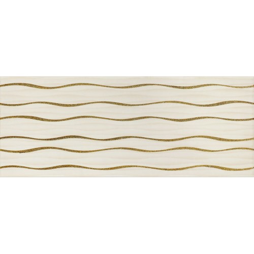 SAPHO ROYAL SUITE Decor Waves Cream keramická obkládačka 20x50 0013062 SAPHO ROYAL SUITE Decor Waves Cream keramická obkládačka 20x50 0013062