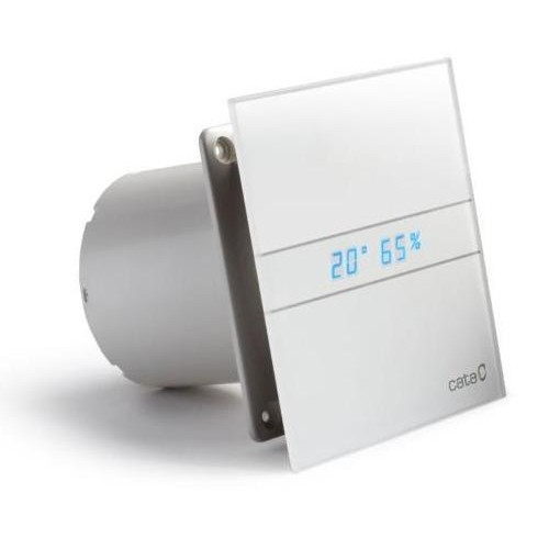 CATA E-100 GTH koupelnový ventilátor axiální s automatem, 8W, potrubí 100mm, bílá 00900200