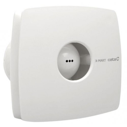 CATA X-MART 10T koupelnový ventilátor axiální s časovačem, 15W, potrubí 100mm, bílá 01011000