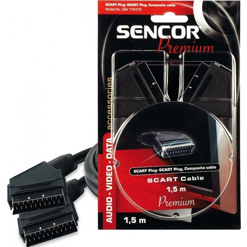 SENCOR AV kabel SAV 113-050 SCART M-SCART M 21P P 35020204