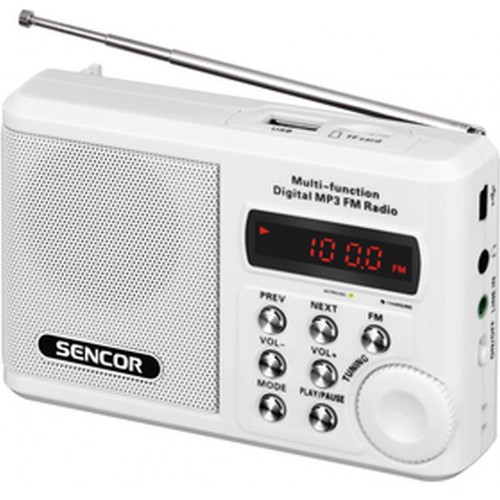 SENCOR SRD 215 W Rádio s USB/MP3 35039902