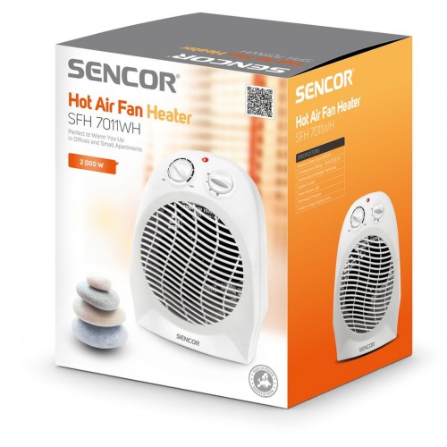 SENCOR SFH 7011WH Teplovzdušný ventilátor, bílý 41006979