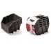 Kistenberg BINEER LONG SET Plastové úložné boxy 5 kusů, 198x118x155mm, černá KBILS20-S41