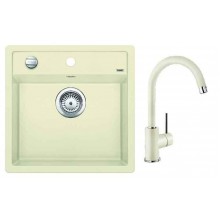 BLANCO SET dřez Dalago 5 Silgranit + dřezová baterie MIDA jasmín