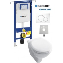 VÝHODNÝ SET 3 - modul Geberit + závěsné WC + sedátko + tlačítko + izolace