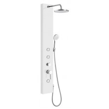AQUALINE DIVA sprchový panel s baterií, bílá SL270