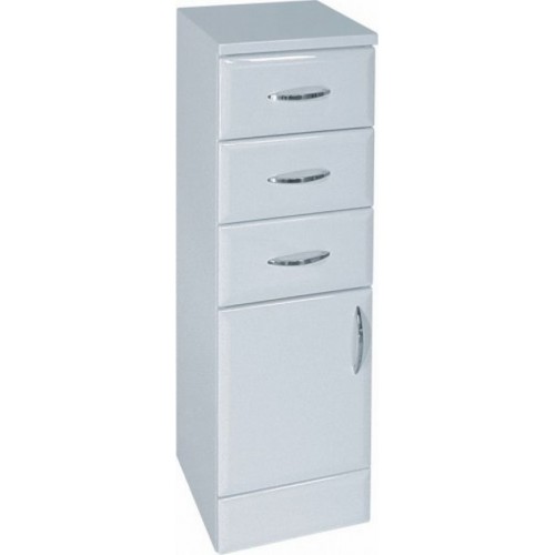 INTEDOOR AZZURRA nízká koupelnová skříňka na soklu levá AZSN20L/63