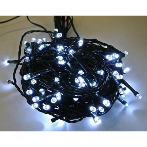 Vánoční osvětlení 120 LED - stálesvítící - BÍLÉ VS430