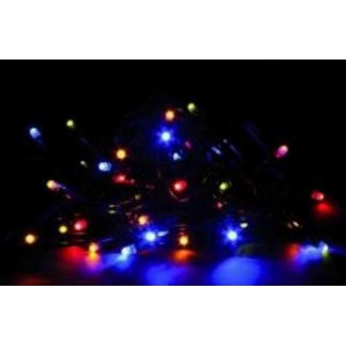 Vánoční osvětlení řetěz 48m, 480 LED - stálesvítící - BAREVNÉ VS474