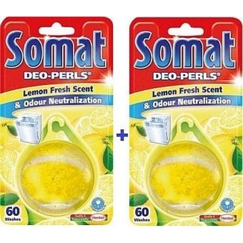 SOMAT Deo Perls Lemon Vůně do myčky duopack
