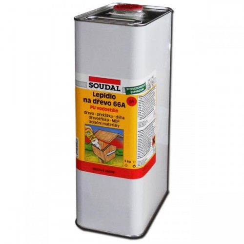 SOUDAL 66A polyuretanové lepidlo na dřevo 5 kg