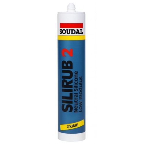 SOUDAL SILIRUB 2 neutrální silikonový tmel 310 ml, transparentní