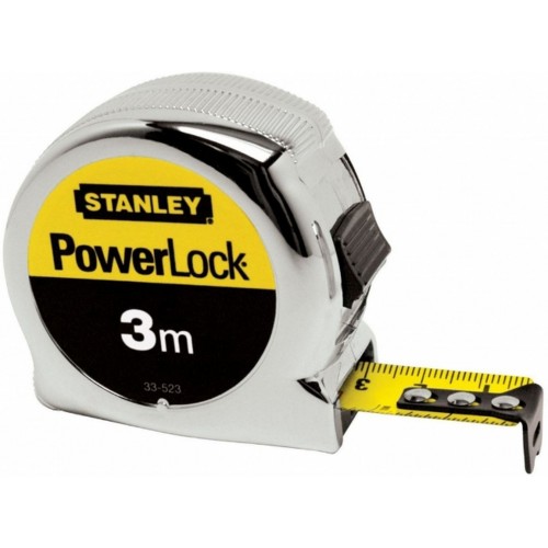 STANLEY 0-33-218 PowerLock Svinovací metr 3m/12,7mm, kovové pouzdro STANLEY 0-33-218 PowerLock Svinovací metr 3m/12,7mm, kovové pouzdro