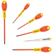 STANLEY 0-65-441 FatMax 6dílná sada šroubováků izolovaných 1000V (paralelní/Phillips)