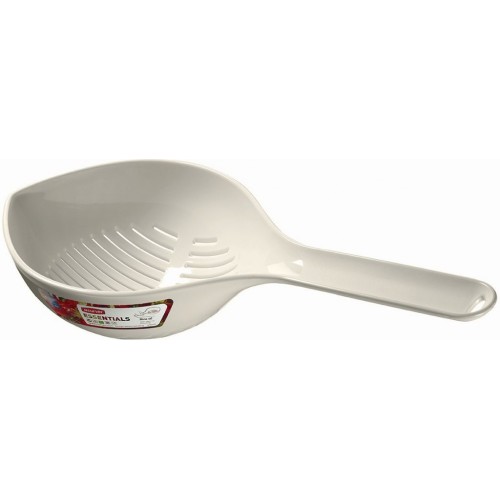 CURVER ESSENTIALS Cedník s rukojetí béžový 00734-X93