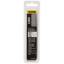 STANLEY 1-SWKBN075T, 20mm / 3/4" / Kolářské hřebíky 8/300/E/J / 1000 ks