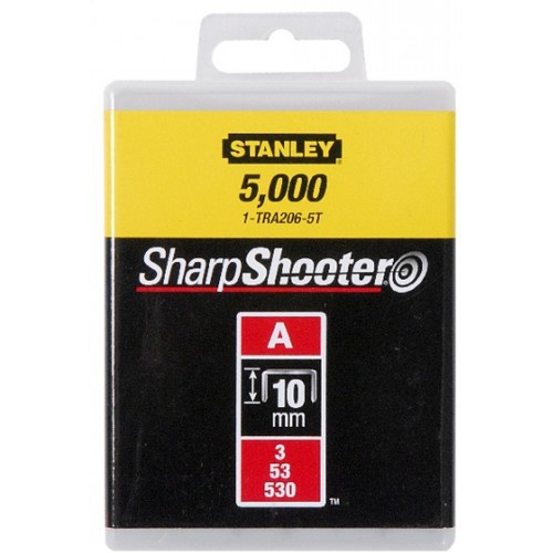 STANLEY 1-TRA206-5T Spony standardní typ A 5/53/530 - 10mm/3/8", 5000ks