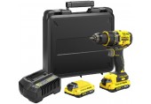 STANLEY SFMCD720D2K FatMax V20 Aku bezuhlíková vrtačka (80Nm/18V/2x2,0Ah), kufr