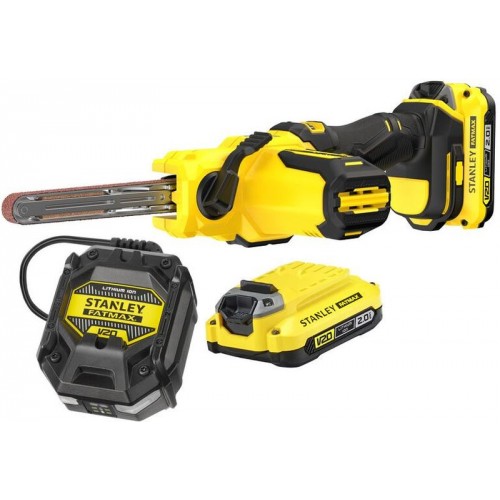 STANLEY SFMCE210D2K FatMax V20 Aku pásový pilník 13x457mm (18V/2x2,0Ah)