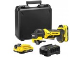 STANLEY SFMCE510D2K V20 Bezuhlíková oscilační bruska (18V/2x2,0Ah), kitbox