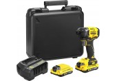 STANLEY SFMCF820D2K FatMax V20 Aku rázový utahovák třírychlostní 1/4" (18V/2x2,0Ah), kufr