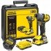 STANLEY SFMCF830D2K FatMax Aku bezuhlíkový rázový utahovák 1/4" (18V/2x2,0Ah), kufr