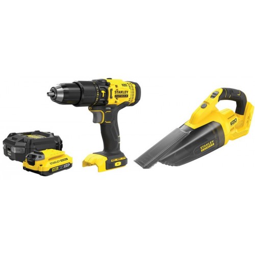 STANLEY SFMCK219D1 FatMax V20 Aku kombinovaná sada (18V/1x2,0Ah) STANLEY SFMCK219D1 FatMax V20 Aku kombinovaná sada (18V/1x2,0Ah)