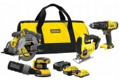 STANLEY SFMCK412MDS FatMax V20 Aku kombinovaná sada (18V/1x2,0Ah/1x4,0Ah), taška