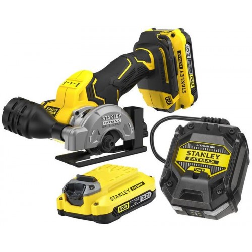 STANLEY SFMCM300D2 FatMax V20 Aku univerzální řezačka (76mm/18V/2x2,0Ah)
